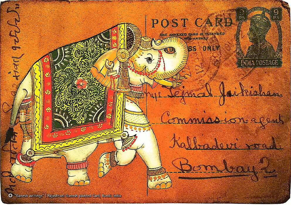 Ganesh Bundi Royal Postcard