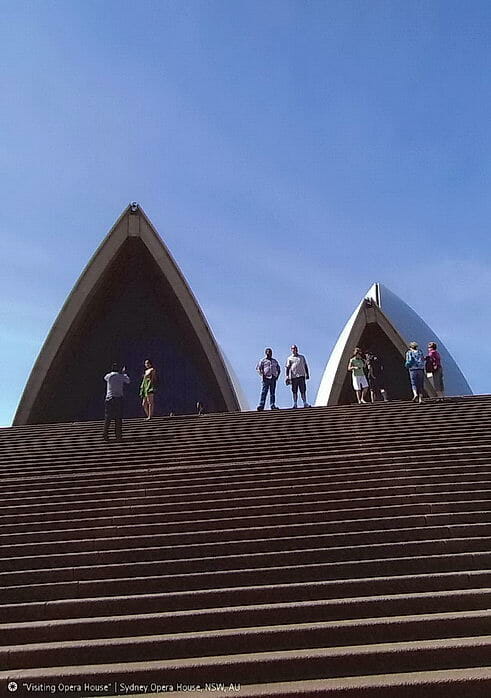 Sydney Harbour and Opera roofs