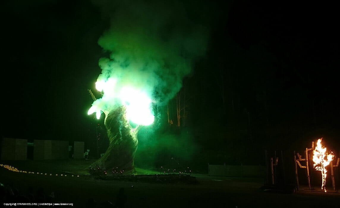 Woodford Festival 2016 Fire Ceremony