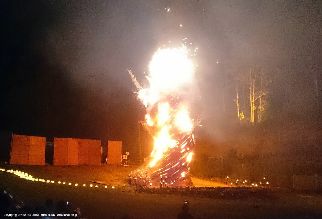 Woodford Festival 2016 Fire Ceremony