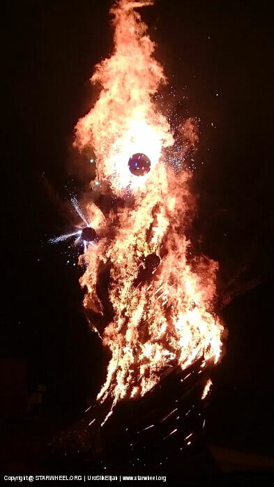 Woodford Festival 2016 Fire Ceremony