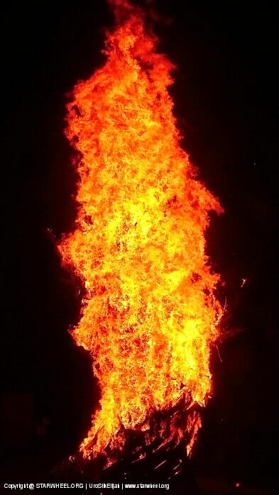 Woodford Festival 2016 Fire Ceremony